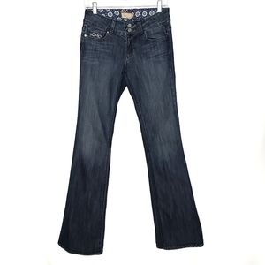 PAIGE 33.25" L Hidden Hills Bootcut Flare Jeans